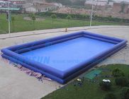 Double Tyre Rectangular Inflatable Swimming Pool For Kids / Adults supplier