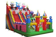 Animal Large Inflatable Slide For Adults / Children 0.9mm PVC Material Made supplier
