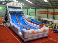 Giant Inflatable Slide / Large Blow Up Slide Round Log Themed Non Toxic supplier