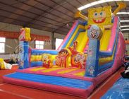 Spongbob Commercial Inflatable Dry Slide For Large Playgrounds 10x5x7m supplier