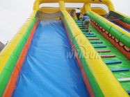 0.9mm PVC Inflatable Dry Slide , Commercial Grade Inflatable Slip And Slide supplier