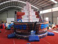 Pirate Ship Style Inflatable Dry Slide In 10x6x3m / Customized Size supplier