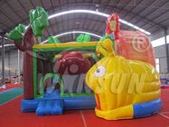 Cute Snail Style Inflatable Jump House , Waterproof Blow Up Bounce House supplier