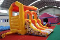 Minions Commercial Bounce House Slide Combo In 5x4.5x4m / Customized Size supplier