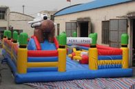 Aerospace Theme Inflatable Fun City , Water Resistant Giant Bouncy House supplier