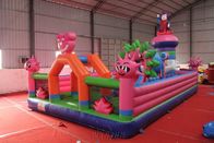 Flower Fairy Inflatable Fun City 0.9mm PVC Made For Festival Activities supplier