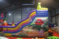 Luntik And His Friends Inflatable Toddler Playground / Amusement Park With Slide supplier