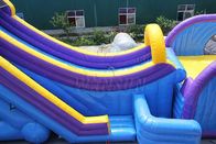 Drop Kick Giant Inflatable Sports Games / Water Slide 0.9mm PVC Made supplier