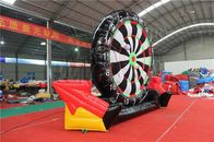 Waterproof Inflatable Soccer Dart Board , PVC Inflatable Interactive Games supplier