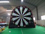 Two Sides Inflatable Sports Games / Soccer Dart Board For Large Playground supplier