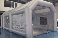 0.9mm PVC Inflatable Event Tent , Customized Size Inflatable Paint Spray Booth supplier