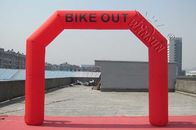 Start / Finish Line Blow Up Arch , 0.9mm PVC Material Inflatable Gantry supplier