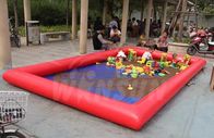 Giant Inflatable Swimming Pool , Customized Size Kids Blow Up Pool supplier