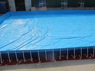 Outdoor Large Inflatable Swimming Pool , Framed Inflatable Water Pool supplier