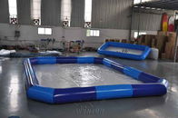 Blue Color Large Inflatable Swimming Pool / Airtight Pool For Kids supplier