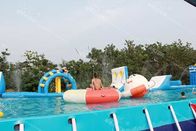 Large Size Commercial Inflatable Water Park / Obstacle Course For Amusement Park supplier