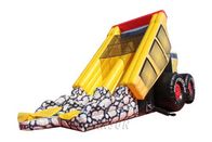 PVC Material Children'S Inflatable Slides Heavy Dump Truck Shape With Repair Kits supplier