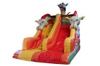 Red Dragon Pattern Big Inflatable Slide Customized Size CE Standard supplier