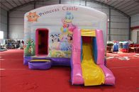 Plastic Soft Inflatable Jump House / Kids Bounce House With Air Blower supplier