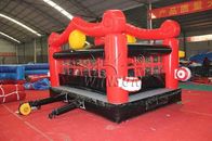 Custom Logo Inflatable Bounce House Karate Center WSC-252 PVC Material supplier