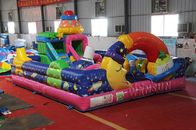 Inflatable Colorful Moon Theme Jump Bounce House WSC-269 Customized Size supplier