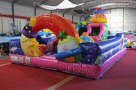 Inflatable Colorful Moon Theme Jump Bounce House WSC-269 Customized Size supplier