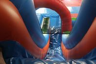 Simple Structure Dual Lane Water Slide With Pool For Amusement Park Ce Standard supplier