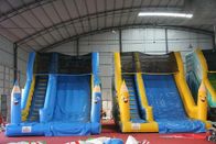 Amusement Park Large Inflatable Slide Pvc Material With Pirate Island Theme supplier