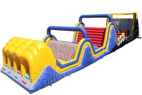 Mixed Inflatable Outdoor Games For Children / Adults 23.1x8.6x5.8m supplier