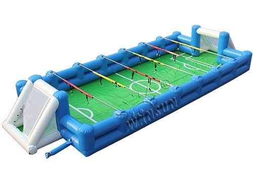 Inflatable Human Table Football 15x6m With High Efficiency Air Blower supplier