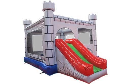 Large Inflatable Bounce House / Inflatable Jumping Castle With Slide UL Certification supplier