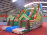 Commercial Large Inflatable Slide Animal Kingdom Themed With Air Blower supplier