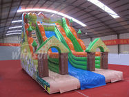 Commercial Large Inflatable Slide Animal Kingdom Themed With Air Blower supplier