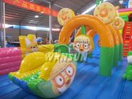 Toddler / Adult Size Large Inflatable Slide Crazy Penguin Party Style WSS-104 supplier