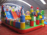 Animal Paradise Large Inflatable Slide Slide For Playgrounds / Amusement Park supplier