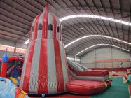 Helter Skelter Inflatable Water Slide With Air Blower And Repair Kits supplier
