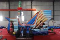 Ship Style Inflatable Dry Slide , Waterproof PVC Large Blow Up Slide supplier
