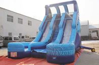 Blue Color Commercial Grade Inflatable Slide In 7x5.2x7m / Customized Size supplier