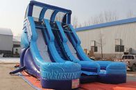 Blue Color Commercial Grade Inflatable Slide In 7x5.2x7m / Customized Size supplier