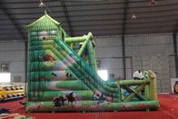 Kids / Adult Blow Up Slide , Digital Printing Panda Large Inflatable Slide supplier