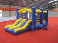 PVC Tarpaulin Inflatable Bounce Slide Combo With Two Exits 6x3.5x2.5m supplier