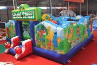 Sesame Street Inflatable Bounce House , Commercial Inflatable Bouncer supplier