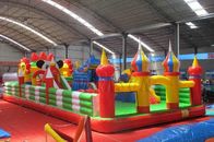 Durable Inflatable Fun City / Bouncy Castle Playground For Kindergarten supplier