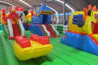 Durable Inflatable Fun City / Bouncy Castle Playground For Kindergarten supplier
