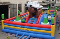 Aerospace Theme Inflatable Fun City , Water Resistant Giant Bouncy House supplier