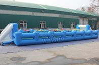 Inflatable Human Table Football 15x6m With High Efficiency Air Blower supplier
