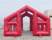 Red Color Inflatable Event Tent , Water Resistant Large Blow Up Tent supplier