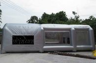 0.9mm PVC Inflatable Event Tent , Customized Size Inflatable Paint Spray Booth supplier