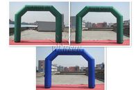 Start / Finish Line Blow Up Arch , 0.9mm PVC Material Inflatable Gantry supplier