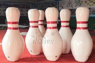 Non - Toxic Inflatable Model , Three Layers PVC Blow Up Bowling Pins supplier